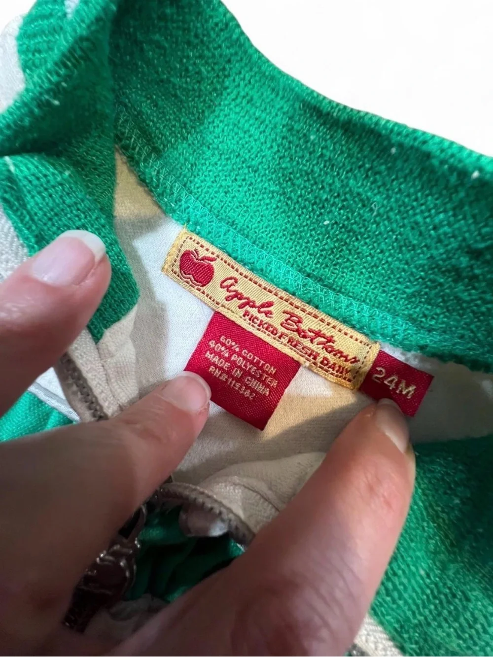 Authentic vintage mid-2000s Apple Bottoms children's full-zip track jacket